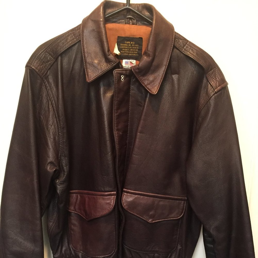 Vintage Avirex Flight Bomber Jacket Type A-2.